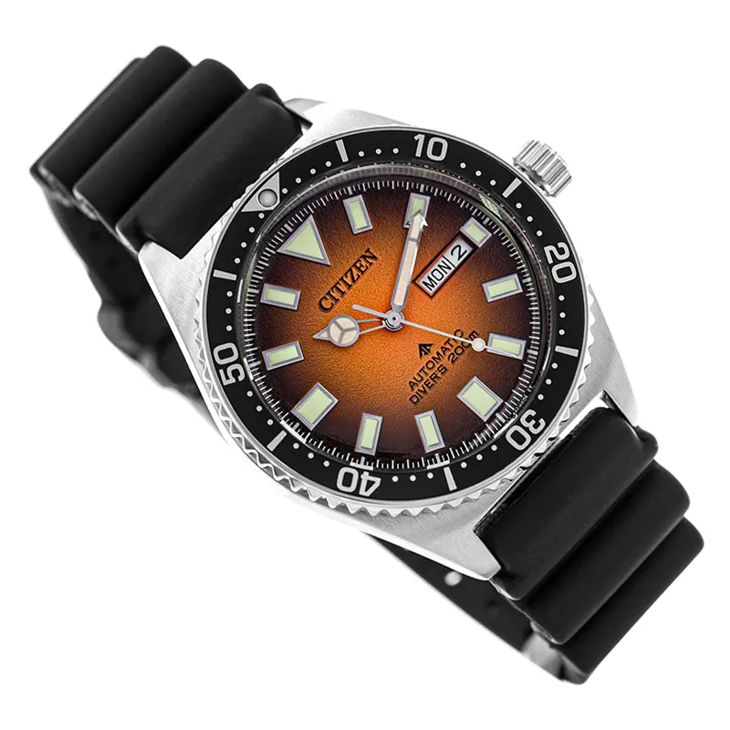 Citizen Promaster Diver's Orange Dial Men's Watch- NY0120-01Z